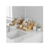 Doğal Bambu 3 Katlı Baharatlık Rafı, Çok Amaçlı Mutfak ve Banyo Organizer
