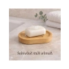 Doğal Bambu Sabunluk, Su Süzgeçli Tasarım ile Minimalist Aksesuar