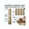 Doğal Bambu Servis Matı, Kaymaz Altlık ve Isı Koruma Özelliği ile