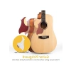 Doğal tonlu dreadnought akustik gitar paketi, kaliteli ses deneyimi