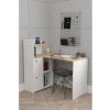 Dolaplı Kitaplıklı Çalışma Masası, L Şeklinde Tasarım