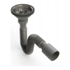Donau Çöpmak Evye Sifonu Metal Vidalı Flex Gövde Ø 40-50 mm DONAU 331-300