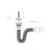 Donau Lüx Körüklü Lavabo Sifonu Ø 40-50 mm DONAU 321-340