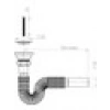 Donau Standart Körüklü Lavabo Sifonu Ø 32 mm DONAU 321-310