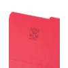 Dosya Klasörü, Güçlendirilmiş 1/3 Kesimli Tab, Mektup Boyutu, Kırmızı, Kutu başına 100 (12734)
