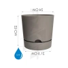 Drenajlı Plastik Çiçek Saksısı, 4 Adet, 25 cm, 9 Litre Kapasite