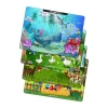 Eğitici Ahşap Puzzle Seti, 24 Parça ile 3 Yaş Üzeri