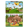 Eğitici Ahşap Puzzle Seti, 24 Parça ile 3 Yaş Üzeri