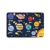 Eğitici Ahşap Puzzle Seti, Çocuklar İçin Gezegen Temalı