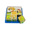 Eğitici Çiftlik Hayvanları 3D Puzzle - 9 Küp ve 6 Yapboz