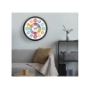 Eğitici Duvar Saati - 30 cm, Sessiz Mekanizma