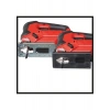 Einhell Dekupaj Testere TC-JS 90 (650 W, 22 mm strok, sarkaç strok fonksiyonu, ahşapta 90 mm kesme derinliği, çelikte 10 mm, 45°ye kadar eğimli kesimler, 1x testere bıçağı dahil) - 4321165