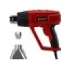 Einhell Sıcak Hava Tabancası TC-HA 2000/1 (2.000 W, 2 sıcaklık kademesi 350°C/550°C, 2 güç kademesi, aşırı ısınma koruması, 2 parçalı aksesuar dahil) - 4520184