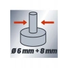 Einhell TC-RO 1155 E, Dik Freze