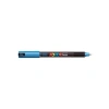 Ekstra İnce Uçlu 0.7 mm Metalik Mavi Uçlu Uni Marker PC-1MR