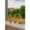 El Yapımı Minimalist 3lü Figür Seti - Gold