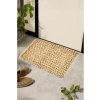 El Yapımı Örgü Jüt Kapı Paspası, 65x45 cm, Lüks Tasarım