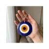 El Yapımı Seramik Nazar Boncuğu - 8cm Duvar ve Kapı Süsü