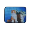 Elekli Desenli Kedi Tuvalet Önü Paspası (60 x 45 cm)