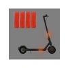 Elektrikli Scooter Bisiklet Uyarıcı Reflektif İkaz Sticker 4lü