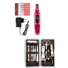 Elektrikli Tırnak Törpü Seti, 12 Parça Manikür Seti ile