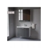 Era Çizgi 80 cm Antrasit Banyo Dolabı