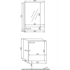 Era Wons Çizgi 50 cm Beyaz Mdf Banyo Dolabı Takımı