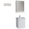 Era Wons Çizgi 50 cm Beyaz Mdf Banyo Dolabı Takımı
