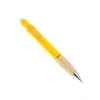 Ergonomik 0.7mm Mekanik Kurşun Kalem - Fosforlu Sarı