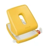 Ergonomik 2 Delikli Delgeç, 30 Sayfa Kapasitesi, Sıcak Sarı Renk