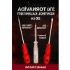 Ergonomik 3lü Tornavida Seti, 20 cm, Çift Uçlu ve Kontrol Kalemi