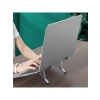 Ergonomik 6 Kademeli Alüminyum Laptop Standı Gri