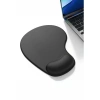 Ergonomik Bilek Destekli Kaymaz Taban Mouse Pad - Siyah