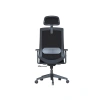 Ergonomik Fileli Ofis Çalışma Koltuğu, Ayarlanabilir Başlık ve Bel Desteği