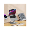 Ergonomik Laptop Standı - Karbon Çelik, 360° Döner