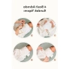 Ergonomik Yenidoğan Bebek Kundak ve Uyku Tulumu, Pamuklu 3lü Set
