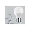 Eşdeğer 50W 7W LED Ampul, 3000 Kelvin Sarı Işık, E27 Duy