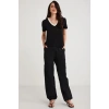ETHIQUET CAMILLE Kadın Siyah T-Shirt