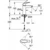 Eurosmart Tek Kumandalı Lavabo Bataryası M-Boyut - 23324003