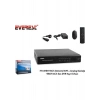 Everest Hv-816H 16Ch Görüntü Nvr + Analog Desteği 960H 6Ch Ses Dvr Kayıt Cihazı