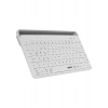 Everest KB-BT66 Beyaz 2.4g+Bt1+Bt2 Üçü Bir Arada 3 In 1 Q Kablosuz Klavye