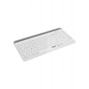 Everest KB-BT66 Beyaz 2.4g+Bt1+Bt2 Üçü Bir Arada 3 In 1 Q Kablosuz Klavye