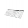 Everest KB-BT90 Beyaz/gri Bluetooth+ 2.4ghz Telefon Tablet Standlı Şarjlı Q Mac/win/android/ıos Uyum