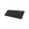Everest KB-BT90 Siyah/gri Bluetooth+ 2.4ghz Telefon Tablet Standlı Şarjlı Q Mac/win/android/ıos Uyumlu Kablosuz Klavye