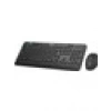 Everest KM-2620 Siyah USB Sessiz Switch Ince Kablosuz Q Multimedia Klavye + Mouse Set