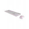 Everest KM-730 Pembe/beyaz Kablosuz Q Multimedia Klavye + Mouse Set