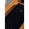 Everest KM-9676 Siyah Multimedya Tablet-Telefon Standlı Klavye + Mouse Set