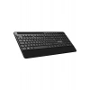 Everest KM-9676 Siyah Multimedya Tablet-Telefon Standlı Klavye + Mouse Set