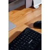 Everest KM-9676 Siyah Multimedya Tablet-Telefon Standlı Klavye + Mouse Set
