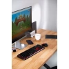 Everest Round KM-6282 Siyah Kırmızı Kablosuz QMultimedia Klavye + Mouse Set